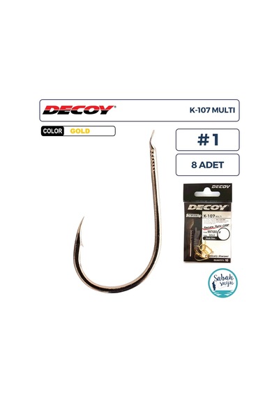 Decoy K-107 Multi Olta İğnesi Gold 1 8 Adet