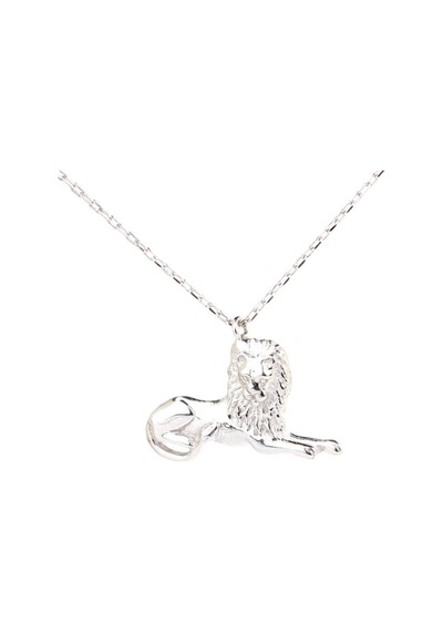 925 Ayar Gümüş Aslan Kral Charm Kolye 170624157