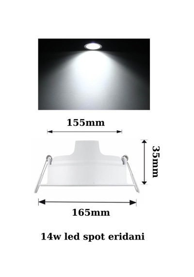 Philips 14w 1200 Lumen 3000k Sarı Işık 150mm Gün Işığı