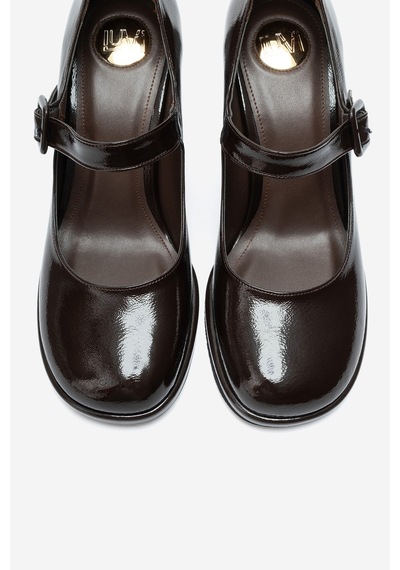 Luvi Shoes Chrısta Kahverengi Açma Kadın Topuklu Ayakkabı