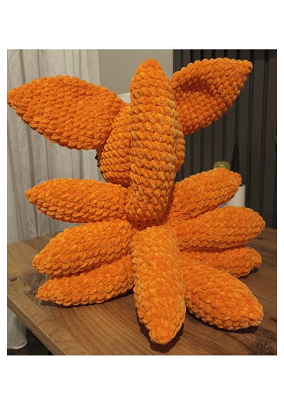 El Yapımı Tek Parça Tığ İşi Peluş: Kurama Amigurumi 02 - Çok Renkli