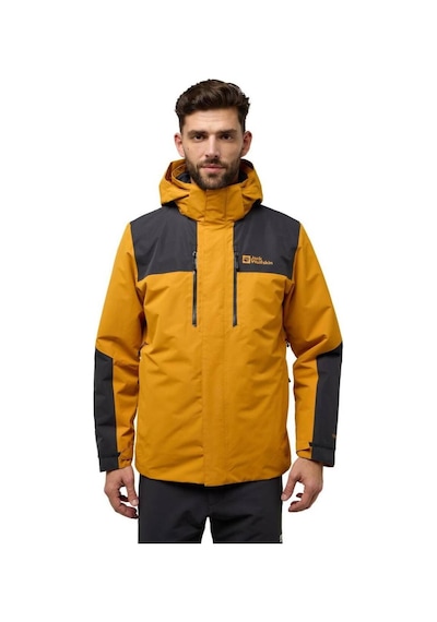 Jack Wolfskin Jasper 3in1 Erkek Outdoor Mont A61858 Black Olive