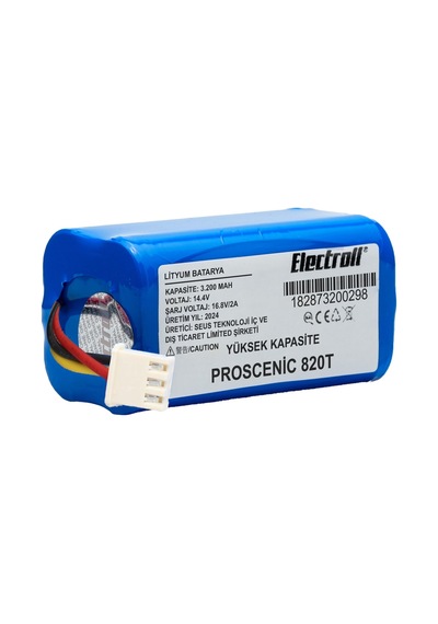 Proscenic 820t Batarya 3200mah Pil Robot Süpürge Batarya