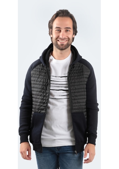 Slazenger BASS IN Erkek Sweatshirt Lacivert
