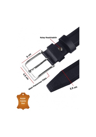 Deep Sea Deepsea Lacivert Hakiki Deri Kemer Kenarları Dikiş Desenli Kısaltılabilir Erkek Kemer 2602668 Deep Sea Deepsea Lacivert Hakiki Deri Kemer Kenarları Dikiş Desenli Kısaltılabilir Erkek Kemer 2602668