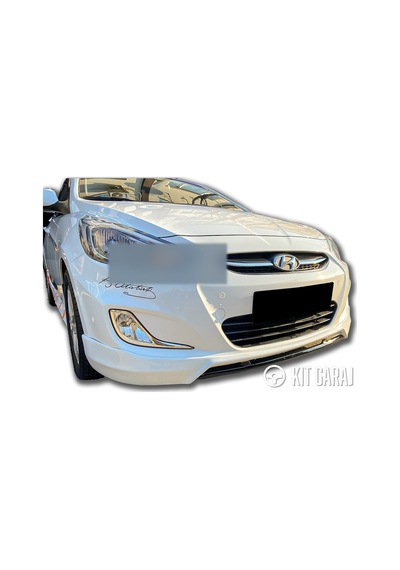 Hyundai Accent 2011-2018 Ön Ek Plastik Boyasız