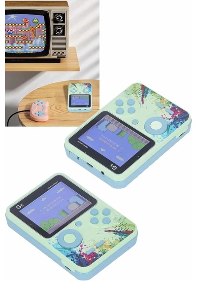 Game Box Oyun Konsolu 500 Retro Oyunlu Mini Taşınabilir 3 İnç Mh-hs0207-4764
