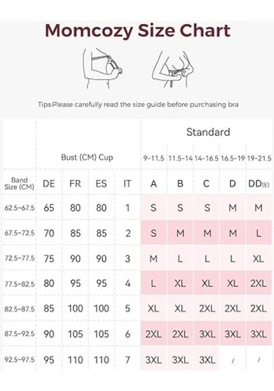 Momcozy Dikişsiz Emzirme Sütyeni, Kablosuz, Pedli, Yumuşak Ve Rahat Bralet Siyah