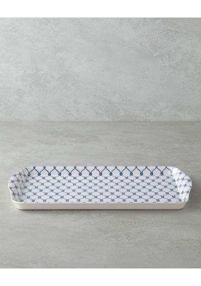 English Home Coaspiral Melamin Tepsi 24x39 Cm Lacivert
