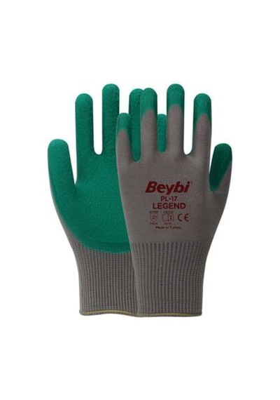 Beybi Pl-17 Eldiven Gri-yeşil No:10