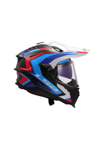 Ls2 Explorer C Karbon Frontier II Kapalı Kask Mavi
