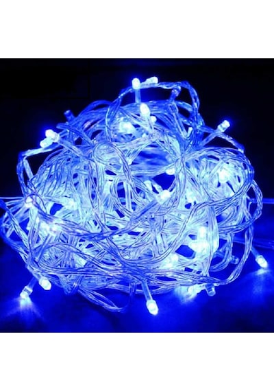 Mavi Led Işık 10 Metre 100 Led Dekor Led Işık Animasyonlu