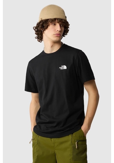 The North Face Erkek Tişört M S/S Sımple Dome Tee Siyah
