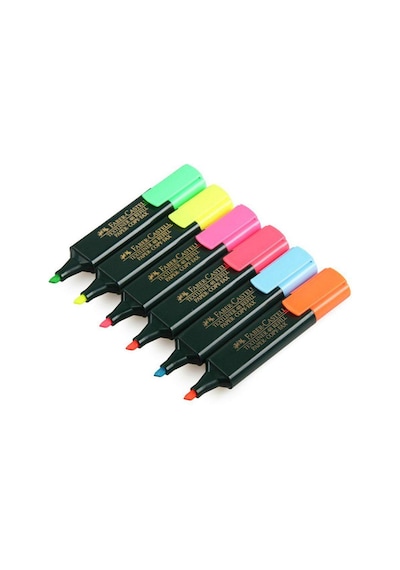 Faber Castell Fosforlu Kalem Canlı Pastel Renkler