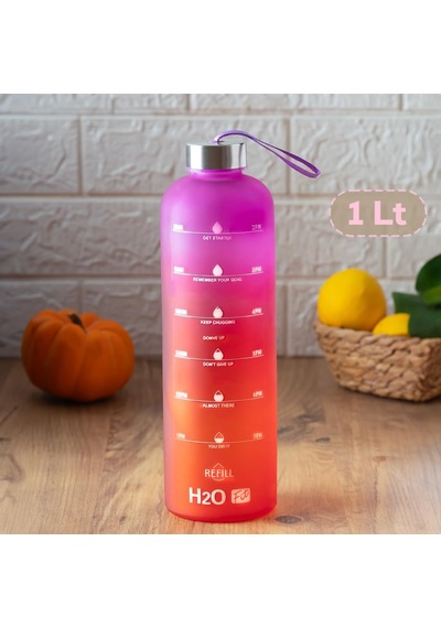 H2o Cam Matara 1 Lt Mor - H2o87181 Diğer