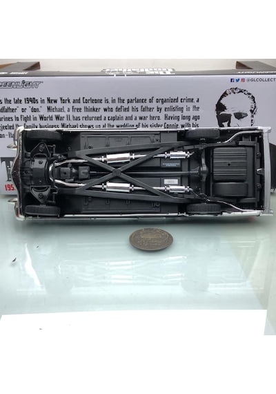 1955 Cadillac Fleetwood The Godfather Black 1 18 Greenlight