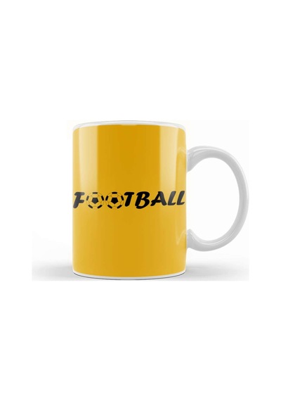 Football Soccer 01 Kupa Bardak Porselen Karışık