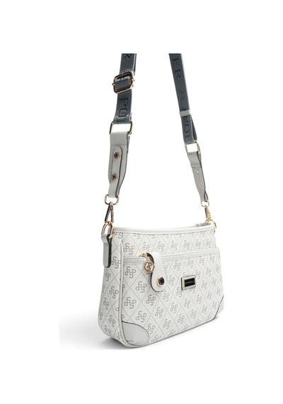 Silver & Polo Silver Polo A.gri - Gri Monogram Kadın Çapraz Çanta Sp1160