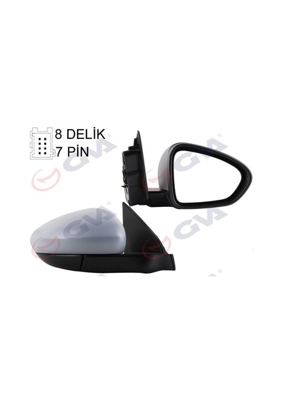 DIS DIKIZ AYNASI SAG EGEA 15 ELEKTRIKLI ISITMALI SENSORLU ASTARLI KONVEKS 7 FIS VM-6157EHPSR GVA 1029210 OEM