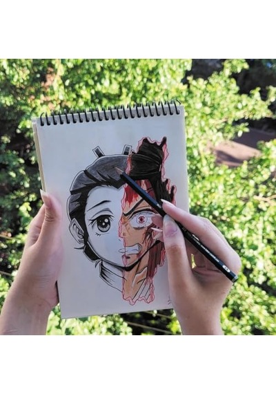 Etika Sahra A4 Spiralli Eskiz Defteri 50 Yaprak, 90 Gr İnce Dokulu Ivory Kağıt Sketchbook, Çizim Ve Boyama Defteri
