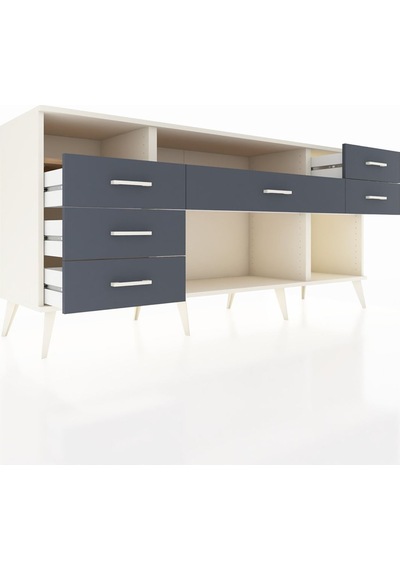 Hyperion Konsol 2 Raflı 6 Çekmeceli 176x44x83 Aytaşı-çam/antrasit Çam/antrasit Hyperion Konsol 2 Raflı 6 Çekmeceli 176x44x83 Aytaşı-çam/antrasit Çam/antrasit