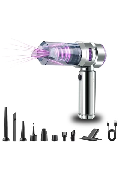 Buffer 9 Farklı Uçlu Kablosuz Şarjlı Araç İçi Süpürge Wireless Destekli, Güçlü Emiş, Taşınabilir Pratik Araç Temizleyici 1 Buffer 9 Farklı Uçlu Kablosuz Şarjlı Araç İçi Süpürge Wireless Destekli, Güçlü Emiş, Taşınabilir Pratik Araç Temizleyici 1