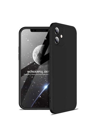 Apple Uyumlu iPhone 12 Pro Kılıf Zore Ays Kapak Siyah-Gri