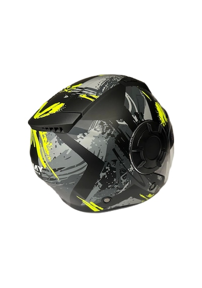 Sway SW-766 Matt Poison Açık Kask Gri - Sarı - Siyah