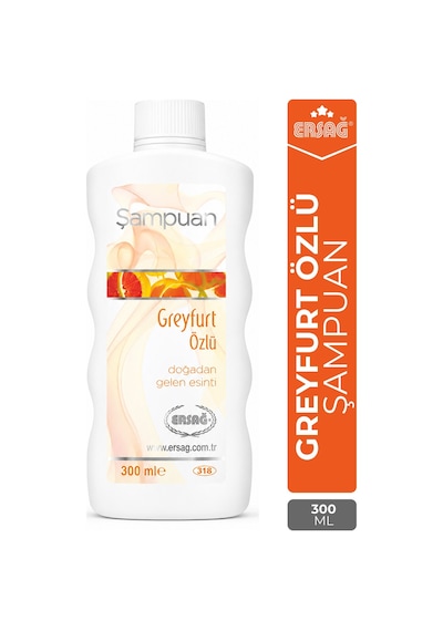 Ersağ Greyfurt Özlü Şampuan  300 ML