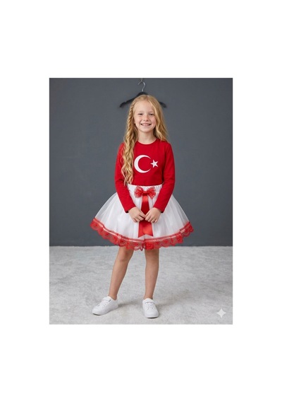 Çlm Store Tütü Etek Ve Uzun Kollu Ayyıldızlı Tişört Kırmızı Kırmızı Çlm Store Tütü Etek Ve Uzun Kollu Ayyıldızlı Tişört Kırmızı Kırmızı