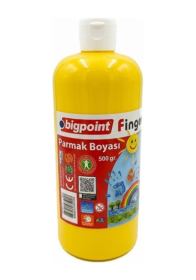 Bigpoint Parmak Boyası 500 Gram Sarı X 3 Adet Diğer