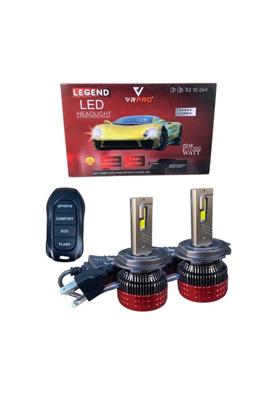 Vr Pro Legend Kumandalı H4 Led Far Ampülü