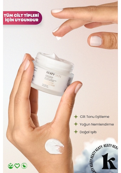 Keaty Skin Pirinç Özlü Cilt Beyazlatıcı Aydınlatıcı Leke Karşıtı Krem 50 ML