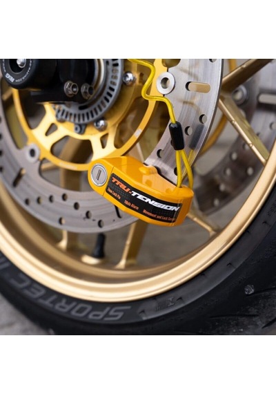 Tru-tension M153 Motorcycle Alarm Disc Lock 110 Db Alarmlı Motosiklet Disk Kilidi