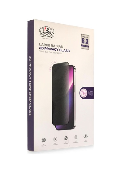 Apple Apple Uyumlu iPhone 14 Pro Max Bilvis 3d Hayalet Cam Ekran Koruyucu