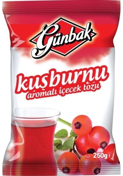 Günbak Kuşburnu Aromalı İçecek Tozu 2 x 250 G