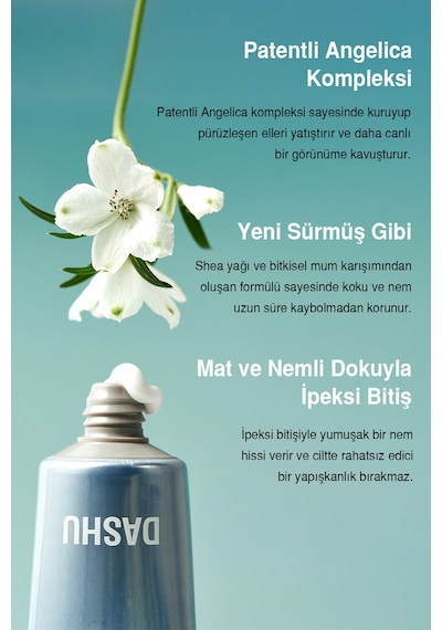 Nemlendirici, Hafif Dokulu Unisex Parfümlü El Kremi Dashu Sunday Cotton Perfume Hand Cream