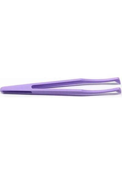 Koodmax Hassas Elektronik Ve El Sanatları Tamir Cımbızı Sert Plastik 11.5cm Dirsek Cımbız Mor