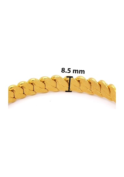 İmitasyon Burma Bilezik 3'lü Model 8.5mm - 4 Adet Bset-125 Altın