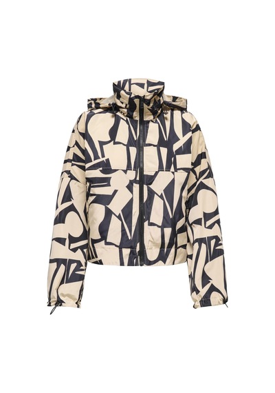 Only Onlbetty Bat Sleeve Kadın Desenli Ceket Oversize Bej