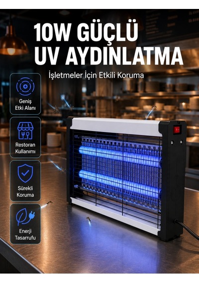 Mey İthalat Elektrikli Uv Sinek Öldürücü Lamba 10w Sessiz Ve Kimyasalsız Haşere Kontrol Cihazı