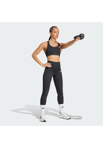 Adidas Powerimpackt Rib Medium Support Training Kadın Büstiyer C-adıjd7186b30a00 Siyah