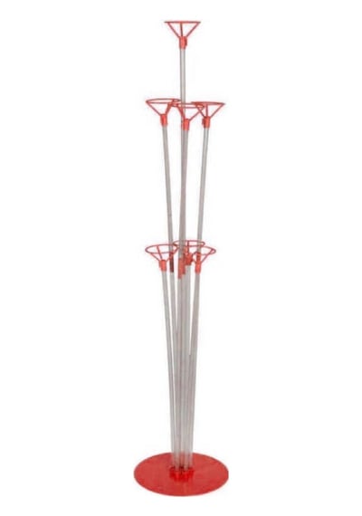 Balon Süsleme Standı 75 Cm Rengarenk Pk:1 +3