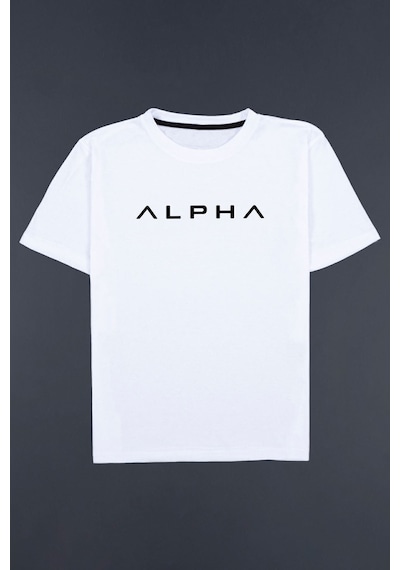 Uyguntarz Alpha Spor Tshirt Beyaz