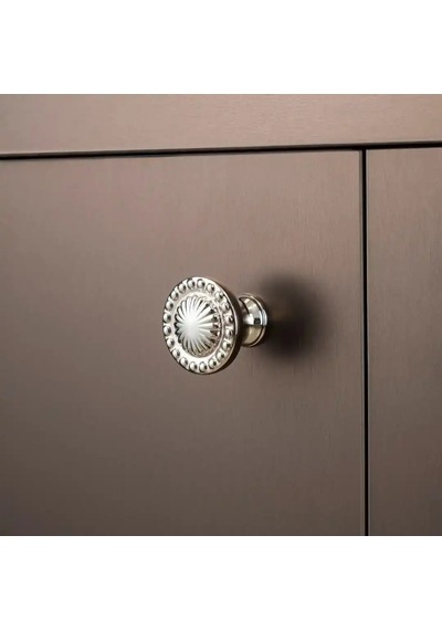 System Düğme Mobilya Kulbu Parlak Nikel 8mm Kulp Sy4456 0008 Pn Çok Renkli