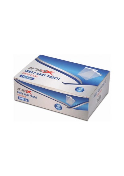 İnox Yaka Kartı Poşeti 110x160 Mm 100'lü Paket
