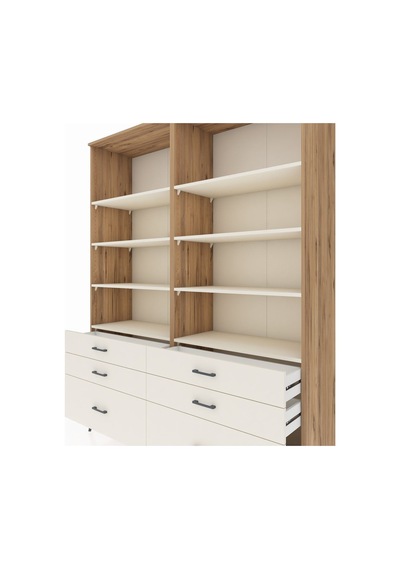 Hyperion Gardrop 8 Raflı 6 Çekmeceli 176x44x221 Çam-aytaşı Aytaşı Hyperion Gardrop 8 Raflı 6 Çekmeceli 176x44x221 Çam-aytaşı Aytaşı