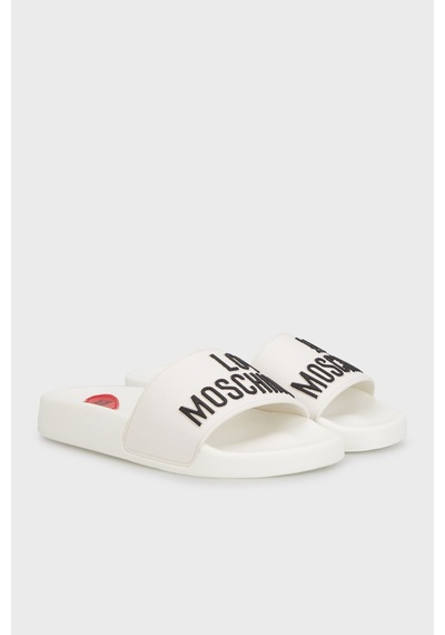 Love Moschino Bayan Terlik Ja28052g1mı14100 Beyaz Beyaz