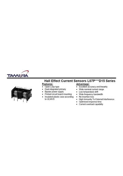 100 Amper Closed Loop Hall Effect Sensor