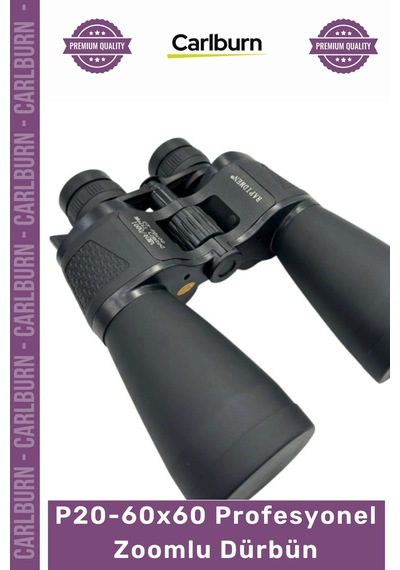 Carlburn Dürbün Yüksek Netlik Sağlayan Dayanıklı Outdoor Avcı Tipi P2060x60 Profesyonel Zoomlu Dürbün Çok Renkli